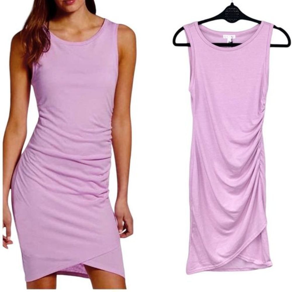 NWT- Leith Ruched Body-Con Sleeveless Tank Dress